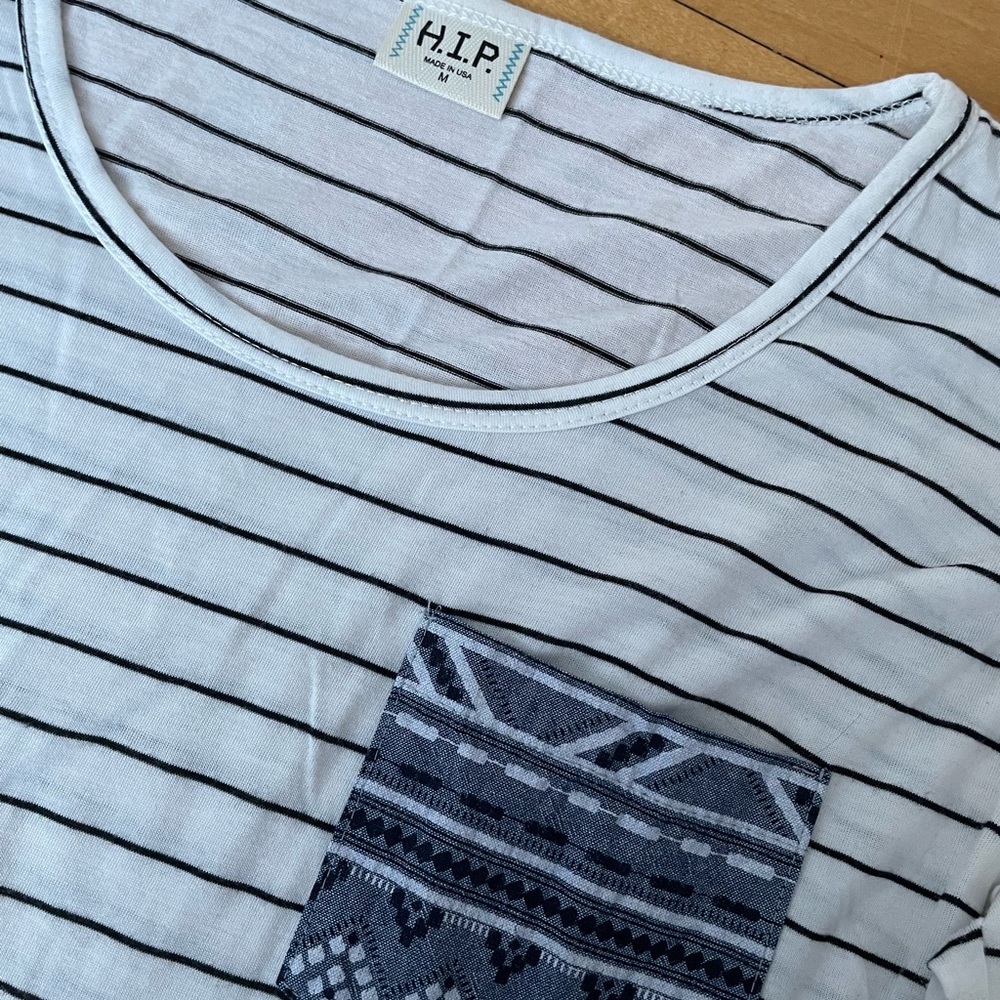 H.I.P. Brand Striped Shirt